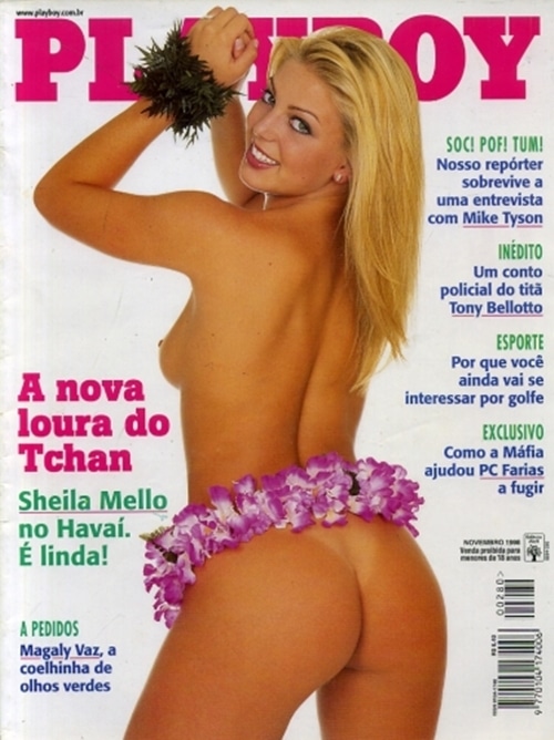 Sheila Mello nua pelada na Playboy